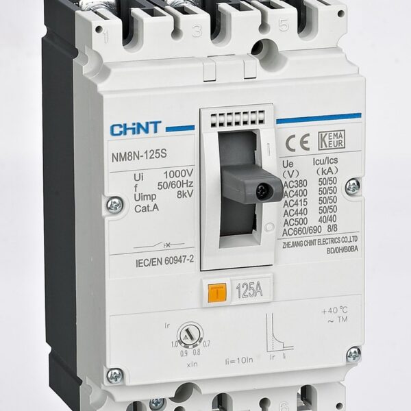 DISJONCTEUR 4P 100A BM SÉRIE NM8N-125S TM 100 4C 271609 CHINT