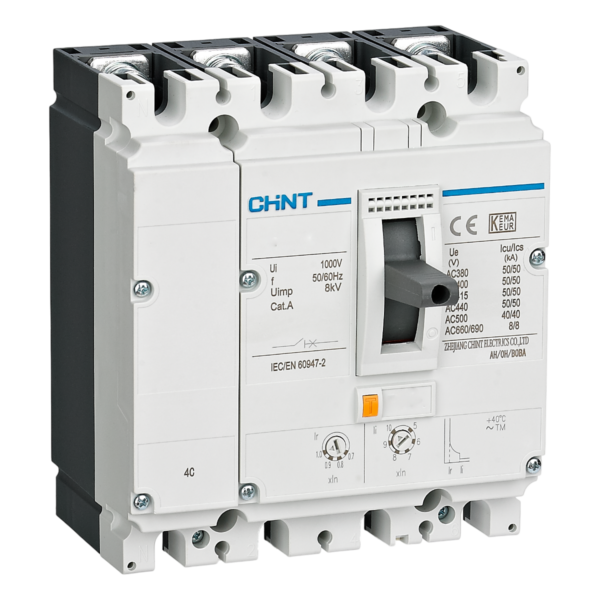 DISJONCTEUR 4P 80A BM SÉRIE NM8N-125S TM 80 4C 271608 CHINT